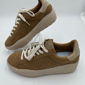 Chic Tan and Beige Women's Sneakers